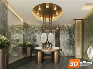 Lobby Decoration Skp Files 